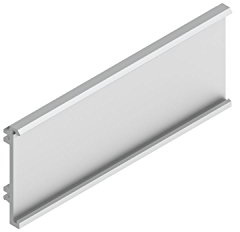 Adapterstück für Blende oder Abstandsprofil HELM 140, Aluminium silber eloxiert