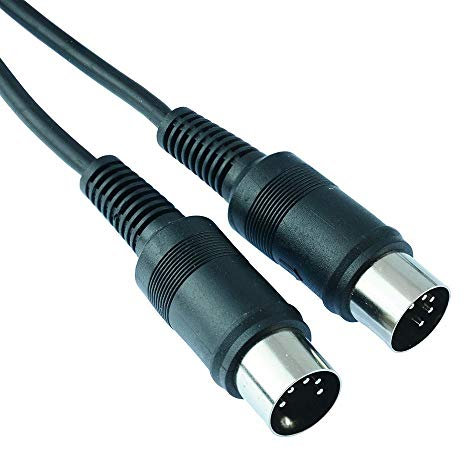 5-Pin DIN plug Male to Male Extension Cable Lead (1m Length)