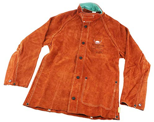 Tubayia Langarm Schweißjacke Schweißerschutzkleidung Schweißer Arbeitsjacke Arbeitskleidung