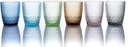 Evviva Set 6 Bicchieri Mozart arlecchino