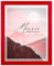 BIRAPA Monaco Bilderrahmen 36x49 cm Rot - Bilderrahmen, Posterrahmen, Wechselrahmen, Bilderrahmen Modern