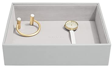 Stackers Pebble Grey Classic Medium Jewellery Box Chunky Jewellery Layer