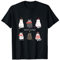 Süße Katzen Xmas Kätzchen Weihnachtsoutfit Damen Weihnachts T-Shirt