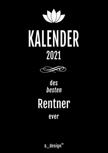 Kalender 2021 für Rentner / Pensionär / Pensionäre im Ruhestand: DIN A4 Tagesplaner / Wochenplaner / Terminkalender für das ganze Jahr: Termin-Planer ... von 7 bis 21 Uhr (4 Termine pro Stunde)
