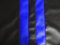 The Tuning-Shop Ltd Motorhaubenschutz für VW Transporter T5 03–09 Carbonfaser-Optik Rennstreifen (blaue Rennstreifen)