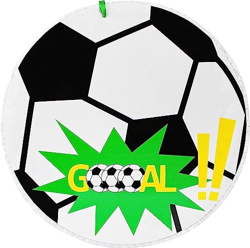MagicPinatas Pinata Fussball – Fußball-Pinata für Jungen zum Geburtstag – Befüllbare Piñata mit Süßigkeiten & Spielzeug – Geschenkfertig in Zellophan verpackt – Partydeko für Kinder & Erwachsene