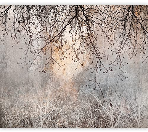 murando - Fototapete Selbstklebend Abstrakt 392x280 cm - Foto Tapete Tapetenfolie Möbelfolie Wandverkleidung Wandtapete Motivtapeten Wohnzimmer Schlafzimmer 3d Effekt Modern - Bäume b-C-10084-a-a