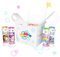Bubble World - GABBY'S Party Pack - 12 Botellas de Burbujas - 60ml - Tubos Monocolor y soplador Integrado Fiestas de cumpleaños para tu Hijo y Sus Amigos - Made in Italy