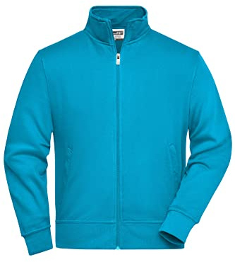 James & Nicholson Sweatjacke mit Stehkragen - Jacke aus robuster Sweatqualität in großer Größenauswahl