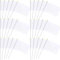 50 Piezas Mini Banderas Blanco en Palo Banderas Pequeñas de Manivela Blanco para el día Nacional Festivo, Fiestas, Desfiles, Juegos de fútbol, Eventos Deportivos, Decoración de Bares