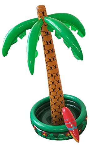 YARNOW 1stk Aufblasbares Bier Baum Wohnkultur Aufblasbare Servierstange Decoraciones para Sala De Casa Aufblasbare Schwimmende Kühlbox Aufblasbarer Eiskübel Getränke Hawaii Pool-Party