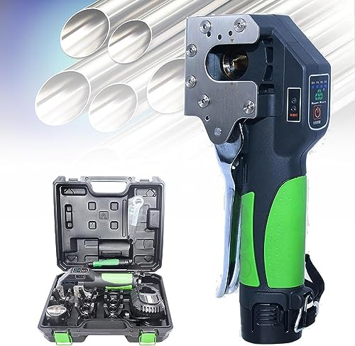 Elektrisches Bördelwerkzeug-Set, Professional Flaring Tool,Werkzeug Set, Bördelgerät Bördel Werkzeug Set Bremsleitung,Klimaanlage, Kupferrohr-Bördelwerkzeug (8Collets)