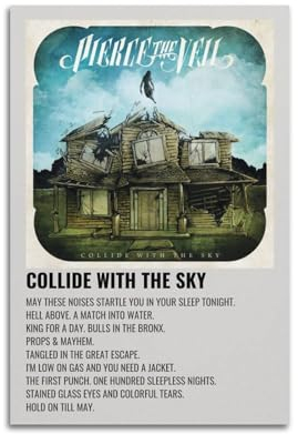 karn Pierce The Veil Poster, ästhetische Leinwand, Poster, Raumdekoration, Wandkunst, Poster, Druck, Dekoration, Poster, 30 x 45 cm, ungerahmt