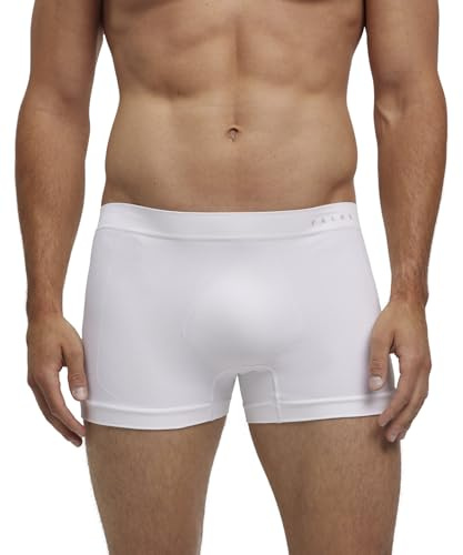 FALKE Warm M BX Fil Fonctionnel séchage Rapide 1 pièce, sous-vêtements de la Couche de Base Homme, Blanc White 2860, L