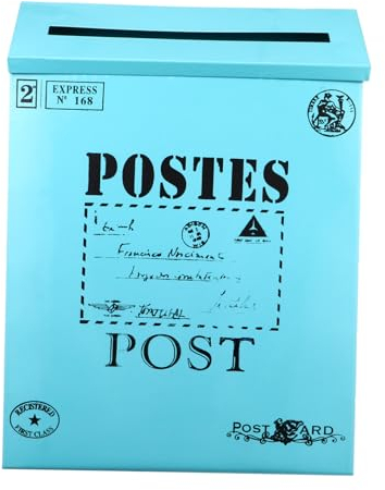 SEWOART Außenbriefkasten Aus Hochwertigem Material Für Langlebigen Gebrauch Installieren Viel Stauraum Für Briefe Zeitungen Und Zeitschriften