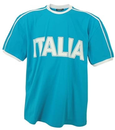 Lavecchia Übergrößen T-Shirt Herren Shirt Italia Rundhals Ausschnitt Kurzarm Freizeit LV-2035 (Türkis, 5XL)