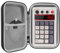 Geekria Tragetasche für Nummernblock, kompatibel mit 8BitDo Retro 18 mechanischem Nummernblock, EPOMAKER EK21 Nummerntastatur, tragbare Nummernblock-Reisetasche (dunkelgrau)