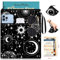 OffiEase Book Sleeve Pouch Cover Protector - Paperback Hard Book Booksleeve with Zipper Reading Accessories for Bookish Lovers Women Readers Sun Moon