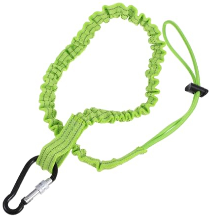 Hohopeti 3stücke Einziehbares Sicherheits-werkzeugband Mit Karabiner Elastische Werkzeughalterung Verstellbarer Lanyard Für Werkzeuge Sicherheitsleine Mit Clip Robustes Werkzeug-Lanyard