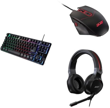 Acer Nitro Ultimate Gaming Combo Set | Nitro Gaming Keyboard QWERTY GB X Gaming Mouse X Gaming Headset