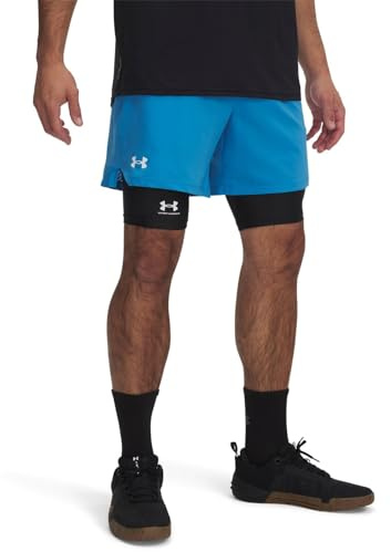 Under Armour Mens Ua Vanish Woven 6in Shorts Gym Blue L