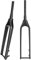 Forcella Rigida per Mountain Bike in Fibra di Carbonio 27.5 29 Forcella Bici con Freno A Disco 1-1/2'' Conica Forcella Anteriore per Bici ASSE Passante 15 * 110mm Boost(Black,27.5in)