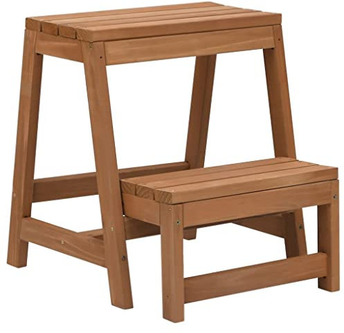 Marchepied pliable en bois de sapin massif