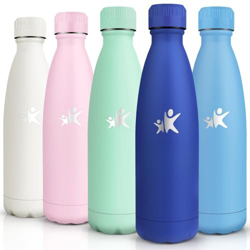 HoneyHolly Borraccia Termica, 18/8 Acciaio Inox Bottiglia Termica - 750ML - Senza BPA Borraccia Palestra, Isolato Sottovuoto, Antigoccia, Bottiglia Acqua Termos per Scuola, Sport, Ufficio