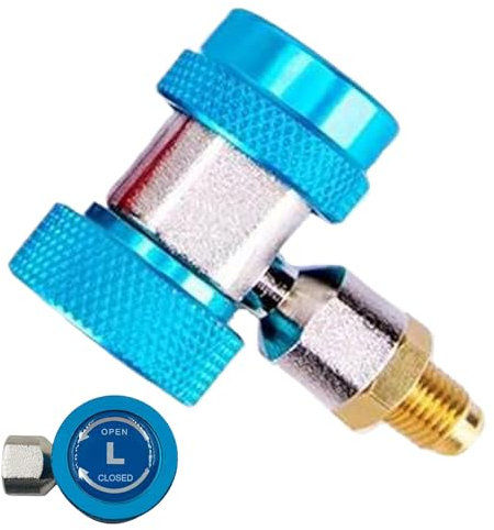 R134A Adapter Fittings, AC R134A Quick Coupling, Dense Precision Connection with Quick Efficiency for Car Air Conditioning Systems