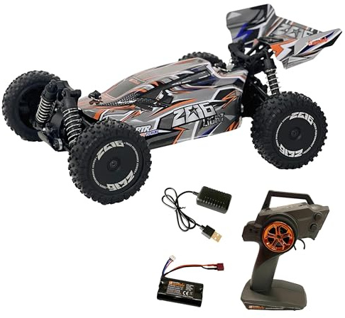 DF Models Z06 Light Buggy RTR (LxBxH 31x20,5x12 cm, ca. 1000 g, Maßstab 1:14, bis zu 40 km/h schnell, ab 14 Jahren, inkl. Akku und USB Ladekabel, ferngesteuertes Auto, Spielzeug) 3133