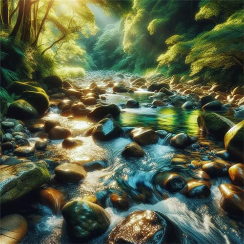 Jungle Creek 200 Piece Jigsaw Puzzles for Adults and Kids, Impossible Puzzle, Jigsaws 200 pieces for adults Gifts, Difficult jigsaw puzzles for The Whole Family