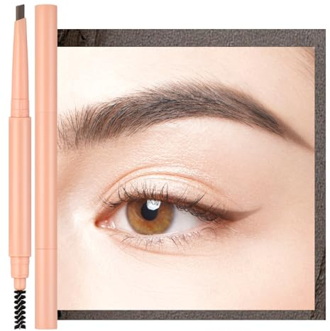 Oulac Augenbrauenstift Waterproof, Herausdrehbarer Brow Pencil mit Bürste, Langanhaltend & Wischfest, Vegan & Tierversuchsfrei, 04 Expresso