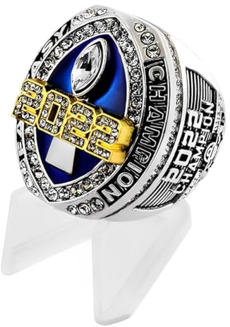 VHcgCGJ Ringe, 2022 Fantasy Football Champion Ring FFL Championship Rings Replica mit Holzbox Beste Rugby-Geschenke