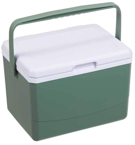 Hard Cooler Lunch Box - 5L Large Capacity Insulated Portable Cooler with Handle, Leak-Proof for Camping Picnic Beach