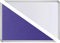 NORDWEST Handel AG Ultradex Stellwand 747418 150x120cm Filz/Whiteboard Stabfuß ws/bl