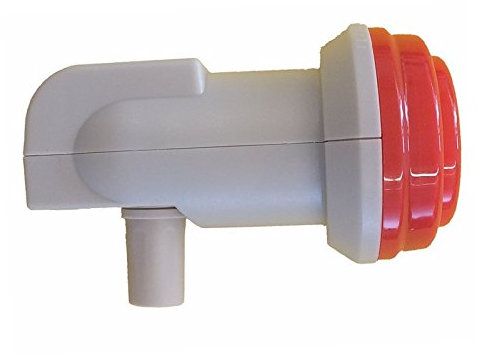 Redline LNB universel Single LNB 0,1 dB 4 K Ultra HD et Full HD High Gain 70db Compatible avec l'eau