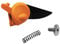 Fiskars Lama, molla e vite di ricambio originali per forbici con lame bypass Fiskars PowerGear X PX92, Arancione/Nero, 1026275