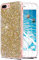 Feyten Coque iPhone 8 Plus/iPhone 7 Plus avec Verre Trempé [Lot de 2], Mince Brillant Bling Paillettes Anti-Rayures Antichoc TPU Silicone Souple Housse pour Apple iPhone 8 Plus /7 Plus 5,5 (Or)