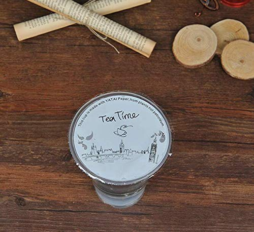 Hengwei 1000pcs Patrón personalizado leche té plástico taza sellado película 9cm/9.5cm