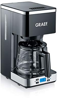 GRAEF. Filterkaffeemaschine FK 502 mit Timer und Glaskanne, schwarz