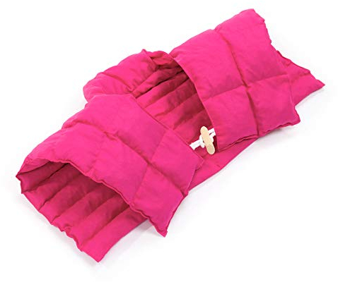 Amilian Kirschkernkissen Nacken Schulter Kirschkernkissen gross Nacken Wärmekissen Kirschkernkissen Mikrowelle Nackenwärmer Nackenkissen Körnerkissen Wärmekompresse Wärmekissen Nacken Schulter