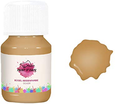 PAINT IT EASY Bügelfixierbare Seidenmalfarbe, 50ml, Ocker