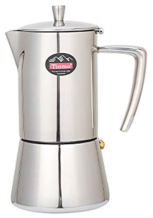 KUANDARMX easy to use Coffee Set Filter Pot Coffee Maker Stainless Steel Coffee Pot 304 Moka Pot Household Hand Punch Pot Filter Cup gift