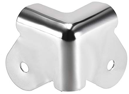 sourcing map Eckenschutz für Lautsprecher, Schränke, Ecken, Lautsprecher, stapelbar, Schutzwinkel, 3,6 cm, Gehäuseschutz, Metall, 4 Stück