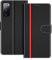 COODIO Coque en Cuir pour Samsung Galaxy S20 FE, Étui Housse Pochette Fonction Stand pour Samsung Galaxy S20 FE 4G / 5G, Noir/Rouge