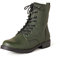 Amazon Essentials Botas de Combate con Cordones Mujer, Verde, 35 EU