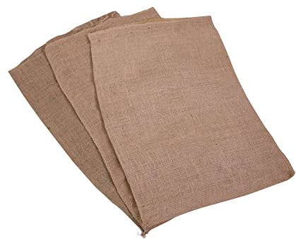YiYYPT Sacchi di Juta per Sabbia antiallagamento Barriere di Difesa Contro alluvioni 5 Pezzi 230 g/m² Sacco di Iuta per Giardinaggio Sacchi di Sabbia in Iuta Resistente (35x50cm)