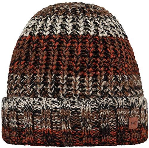 Barts Herren Beanie Akotan mehrfarbige Wintermütze 0335 Rust 11