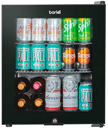 Baridi 50L Drinks Fridge - Beer, Wine and Bottle Refrigerator