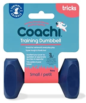 Coachi Training Dumbbell, schwimmt, weites Werfen, klassisches Apportierspielzeug, Jagdhund- und Welpentraining. Hundezubehör, sehr robust und beständig, für kleine Hunde und Welpen